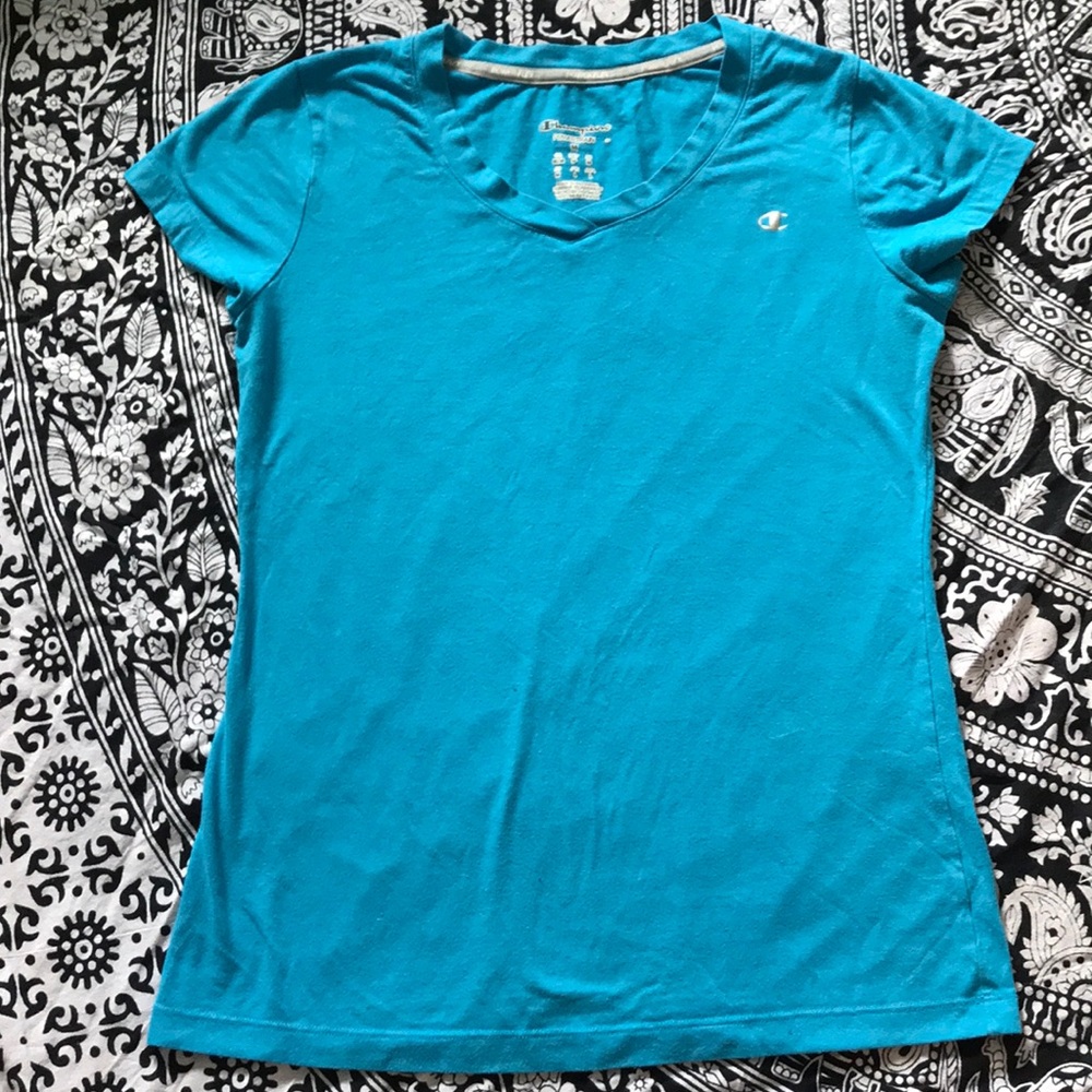 Light Blue Athletic Tee